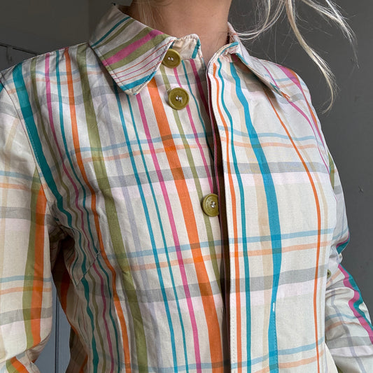 Loro Piana Multicolor Plaid Jacket