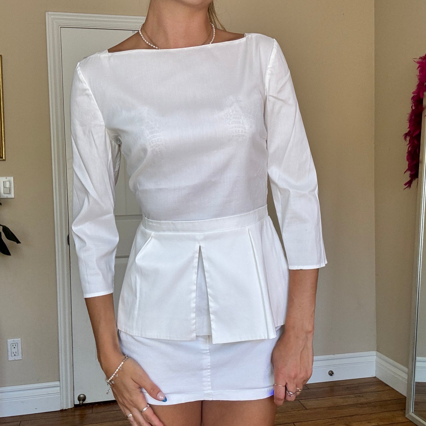 Prada Boat Neck Top