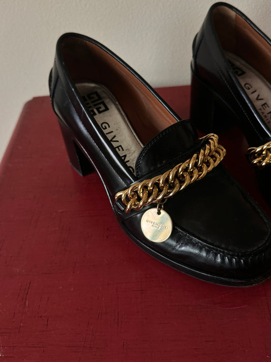 Givenchy Chain Loafers, 36.5