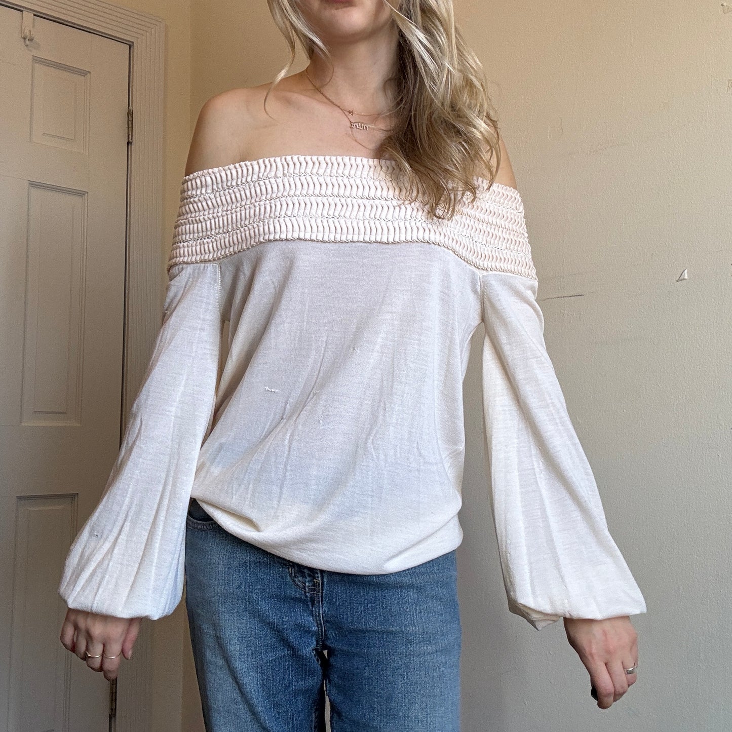 Givenchy Off The Shoulder Sweater