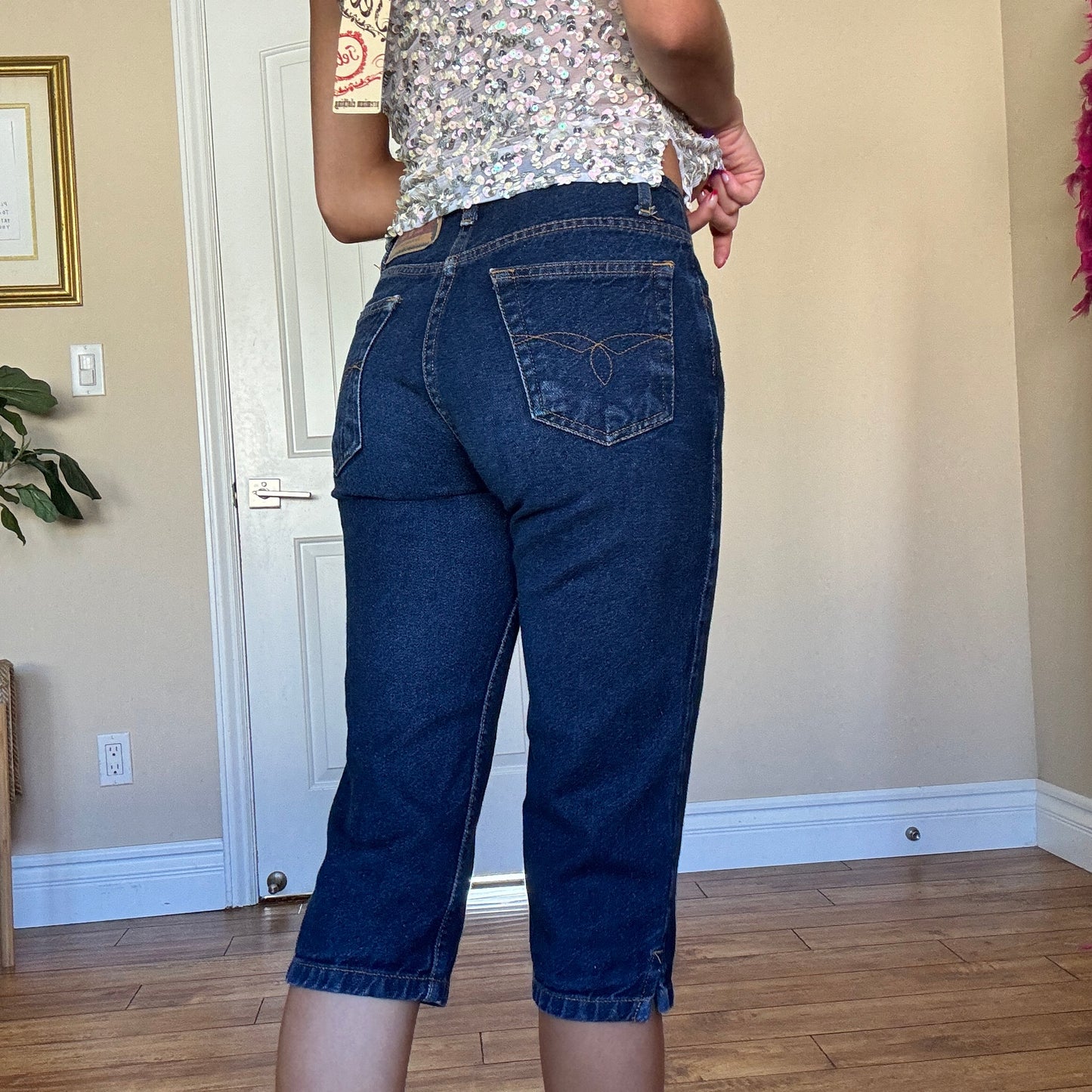 Denim Pedal Pushers