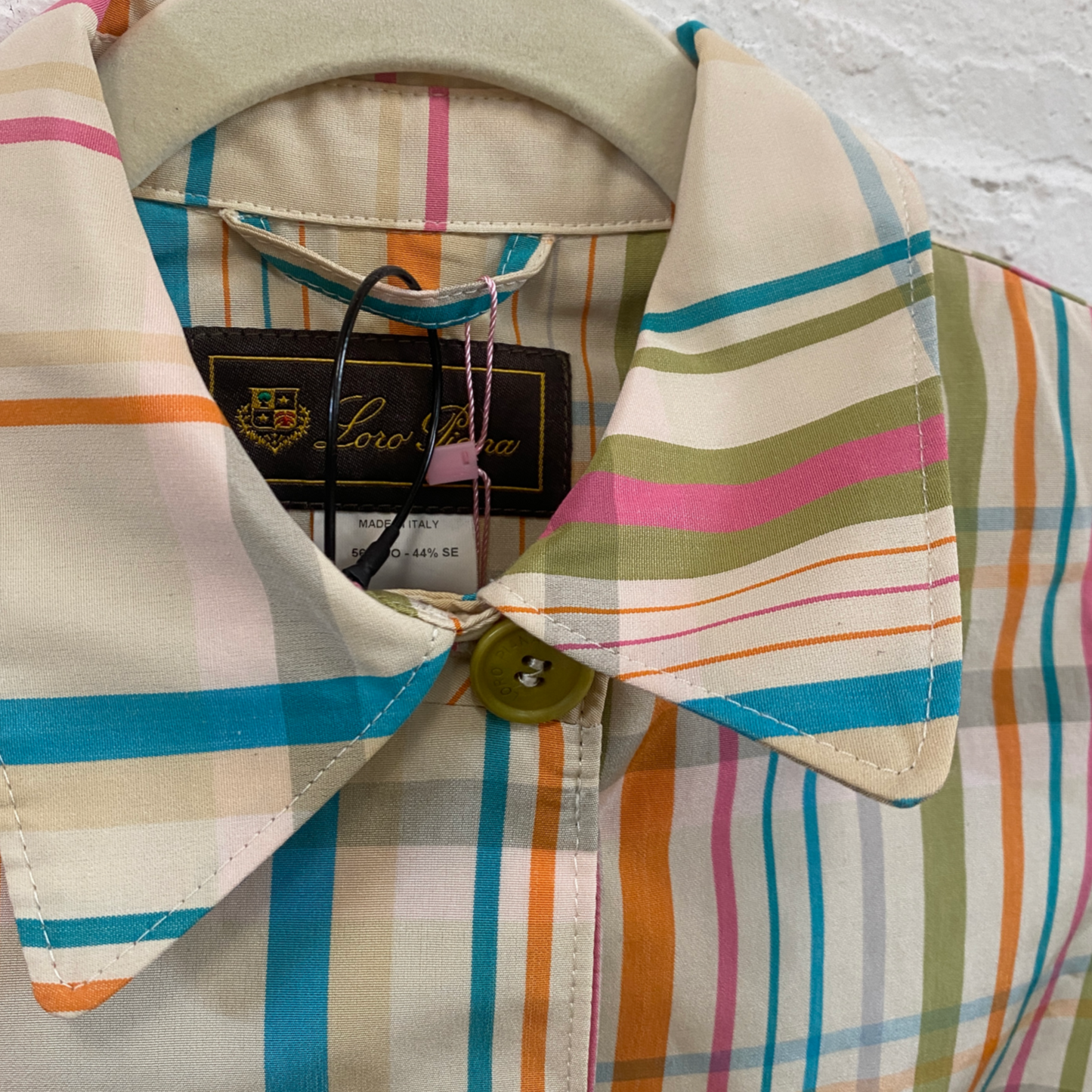 Loro Piana Multicolor Plaid Jacket