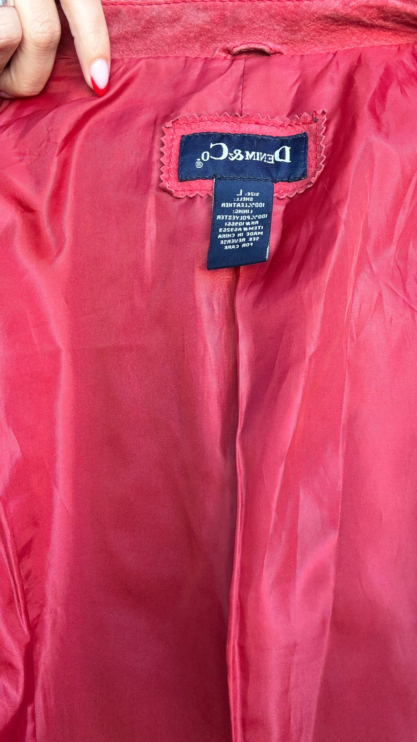 Red Suede Fringe Jacket