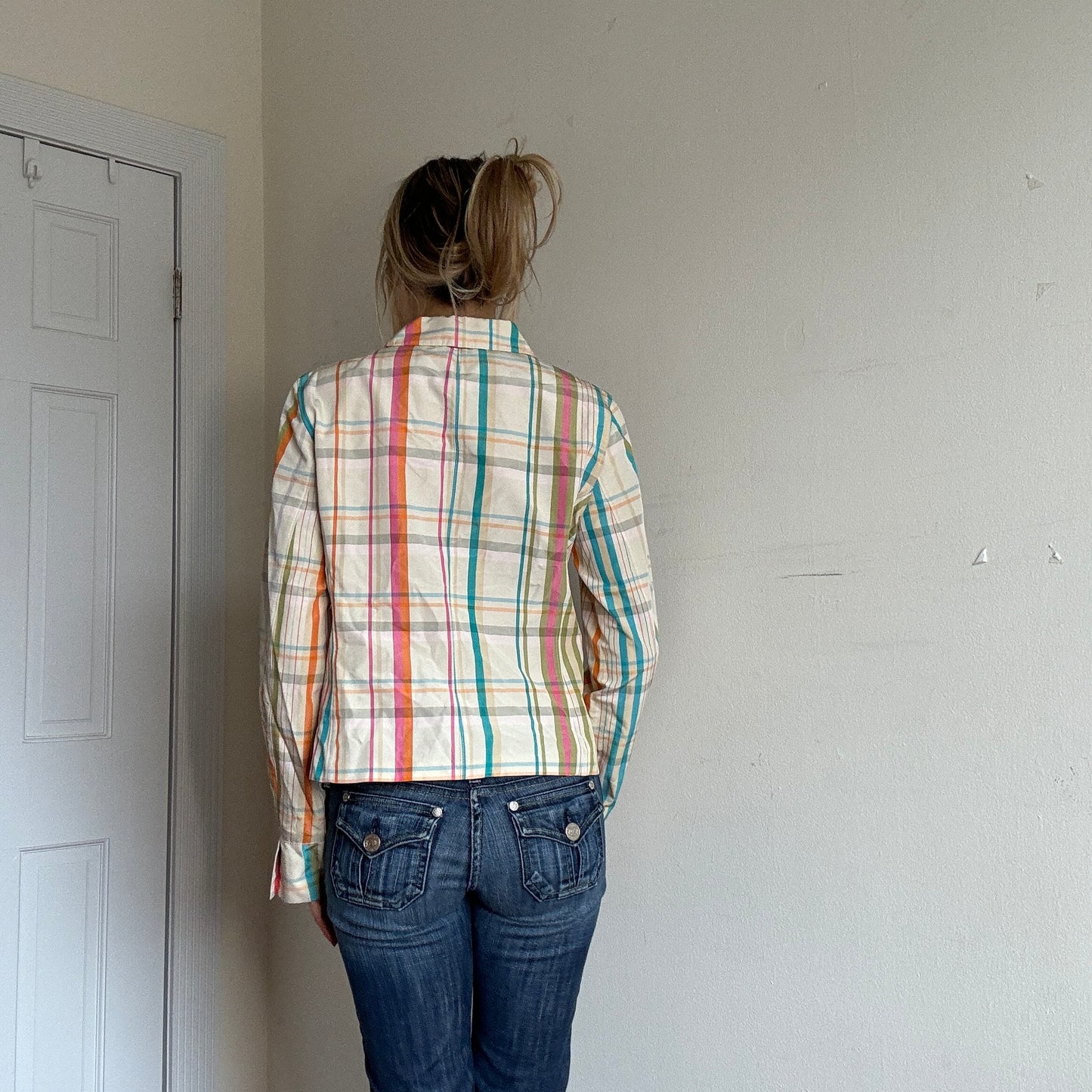 Loro Piana Multicolor Plaid Jacket