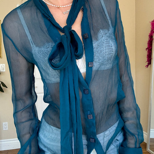 Jean Paul Gaultier Silk Top