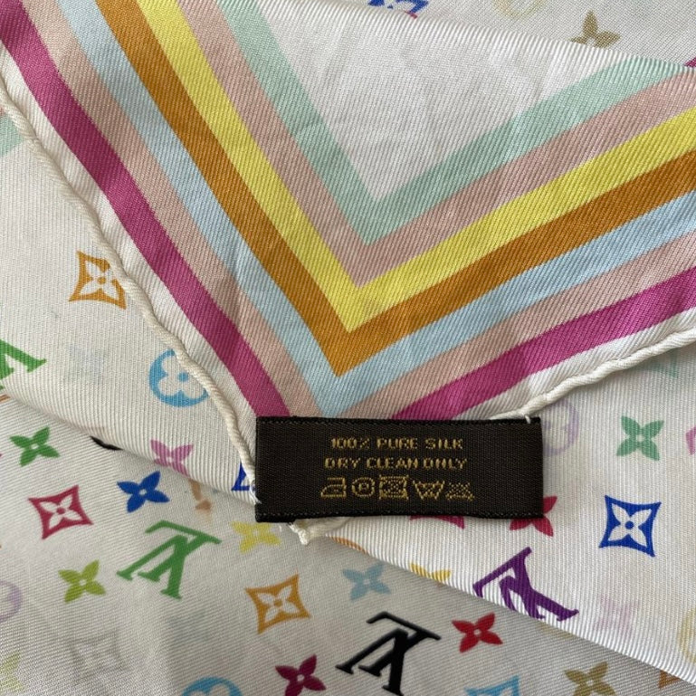 Multicolor Louis Vuitton Murakami Scarf