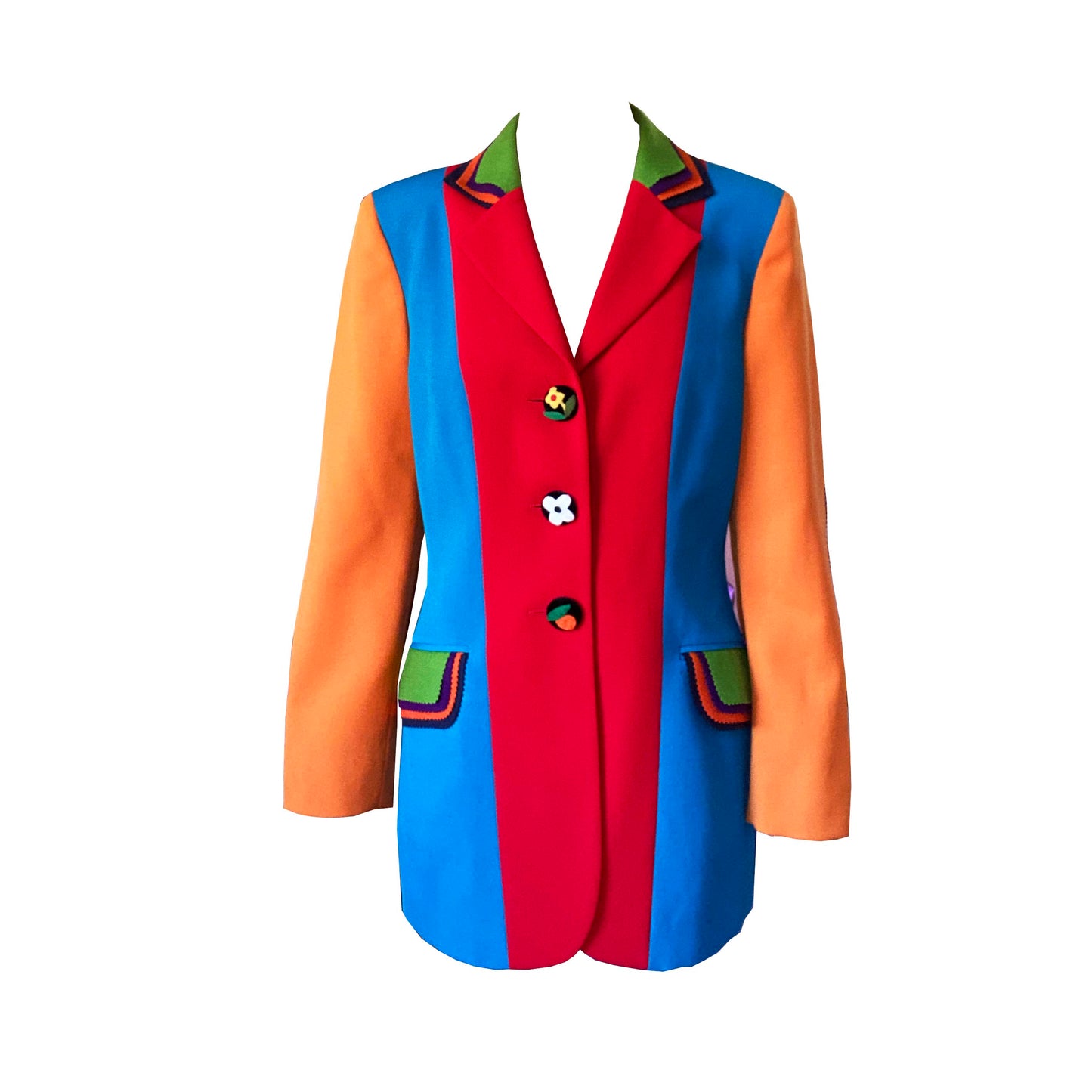 Moschino Felt Layered Blazer
