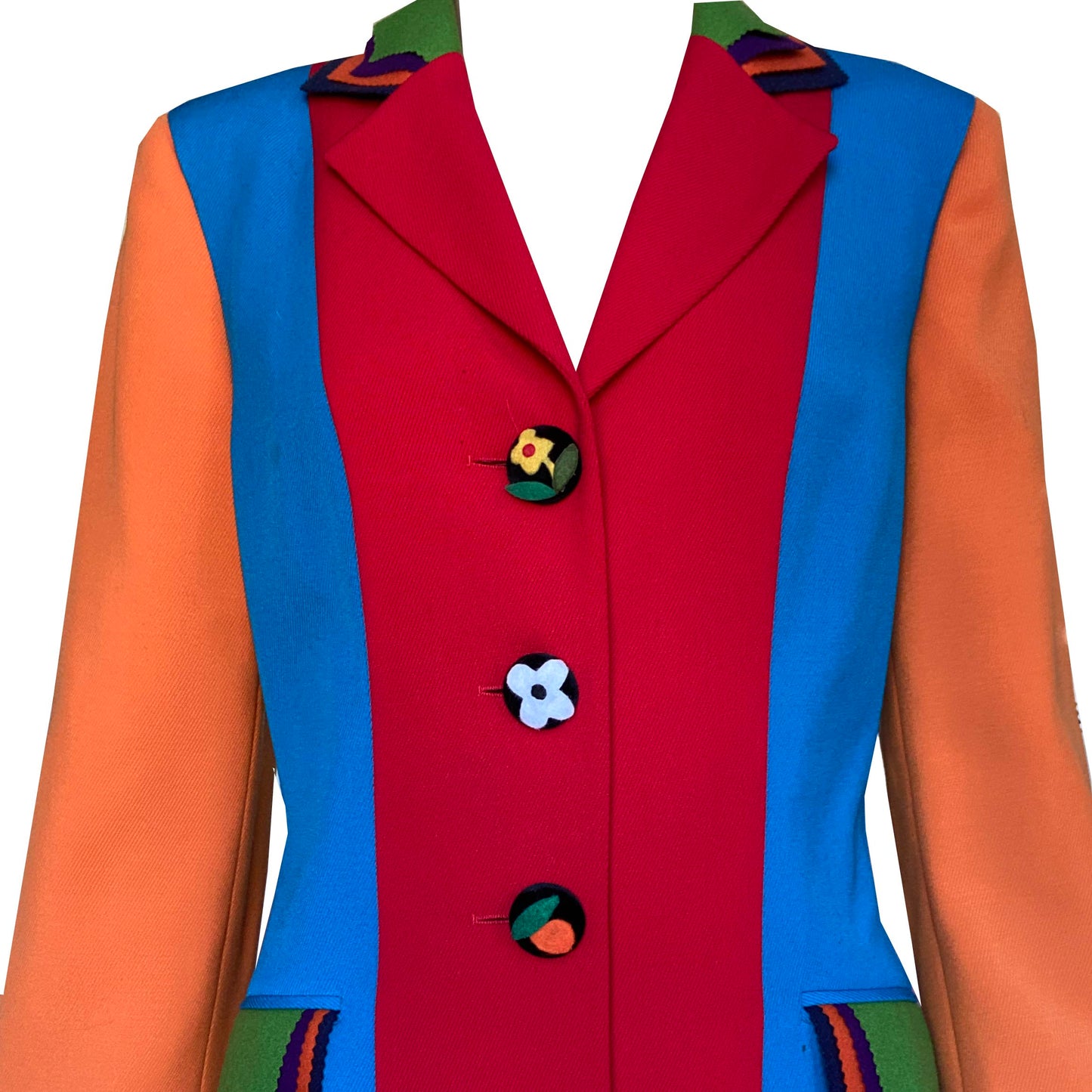 Moschino Felt Layered Blazer