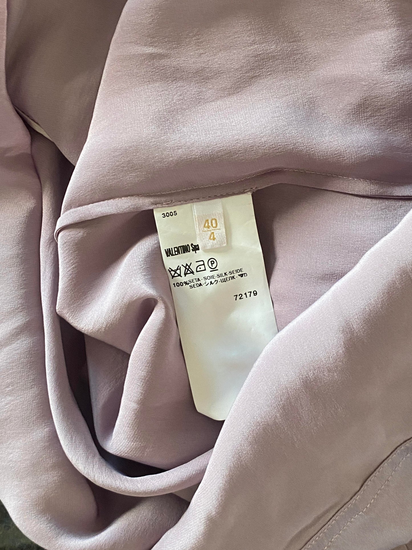 Valentino Pussy Bow Silk Blouse