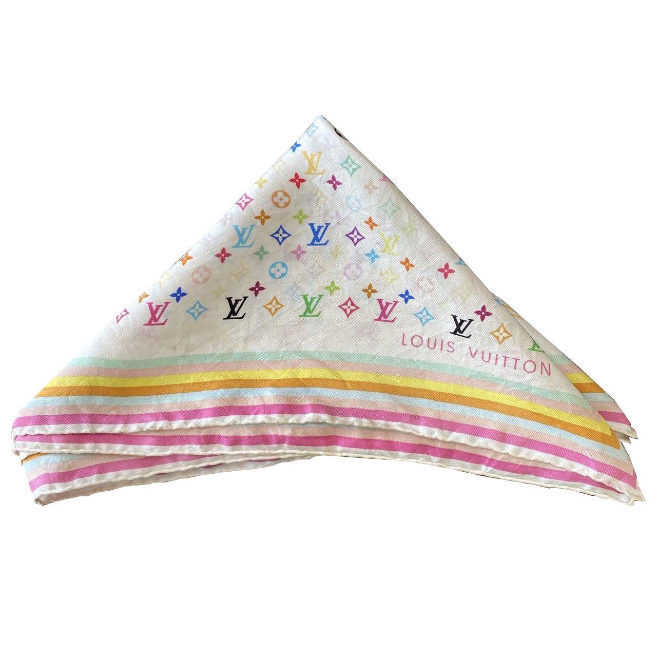 Multicolor Louis Vuitton Murakami Scarf