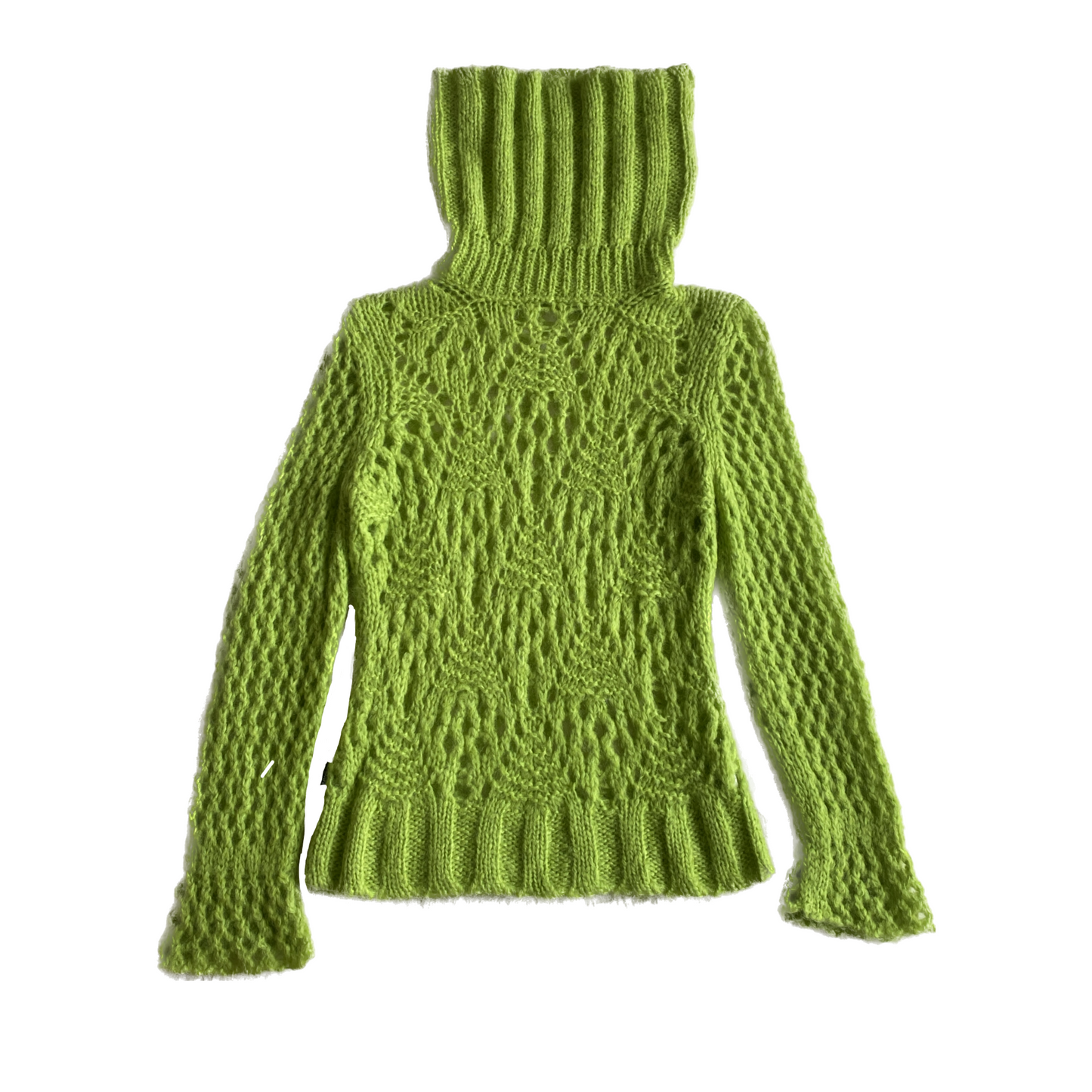 Moschino Lime Turtleneck Size 8