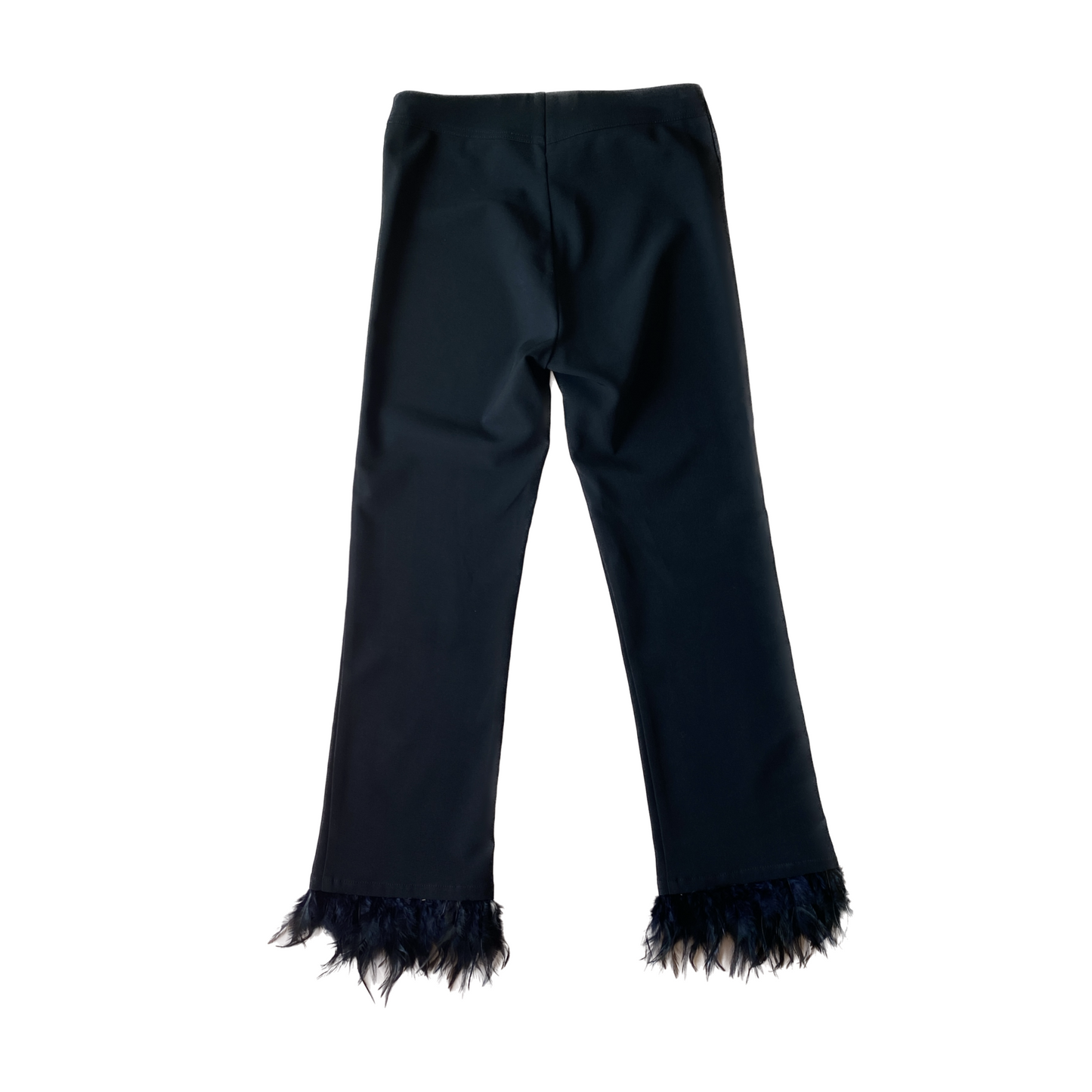 Feather Trim Trousers Size 25