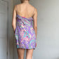 Purple Emanuel Ungaro Silk Mini Dress Size 38