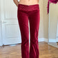 Red Velvet Trousers