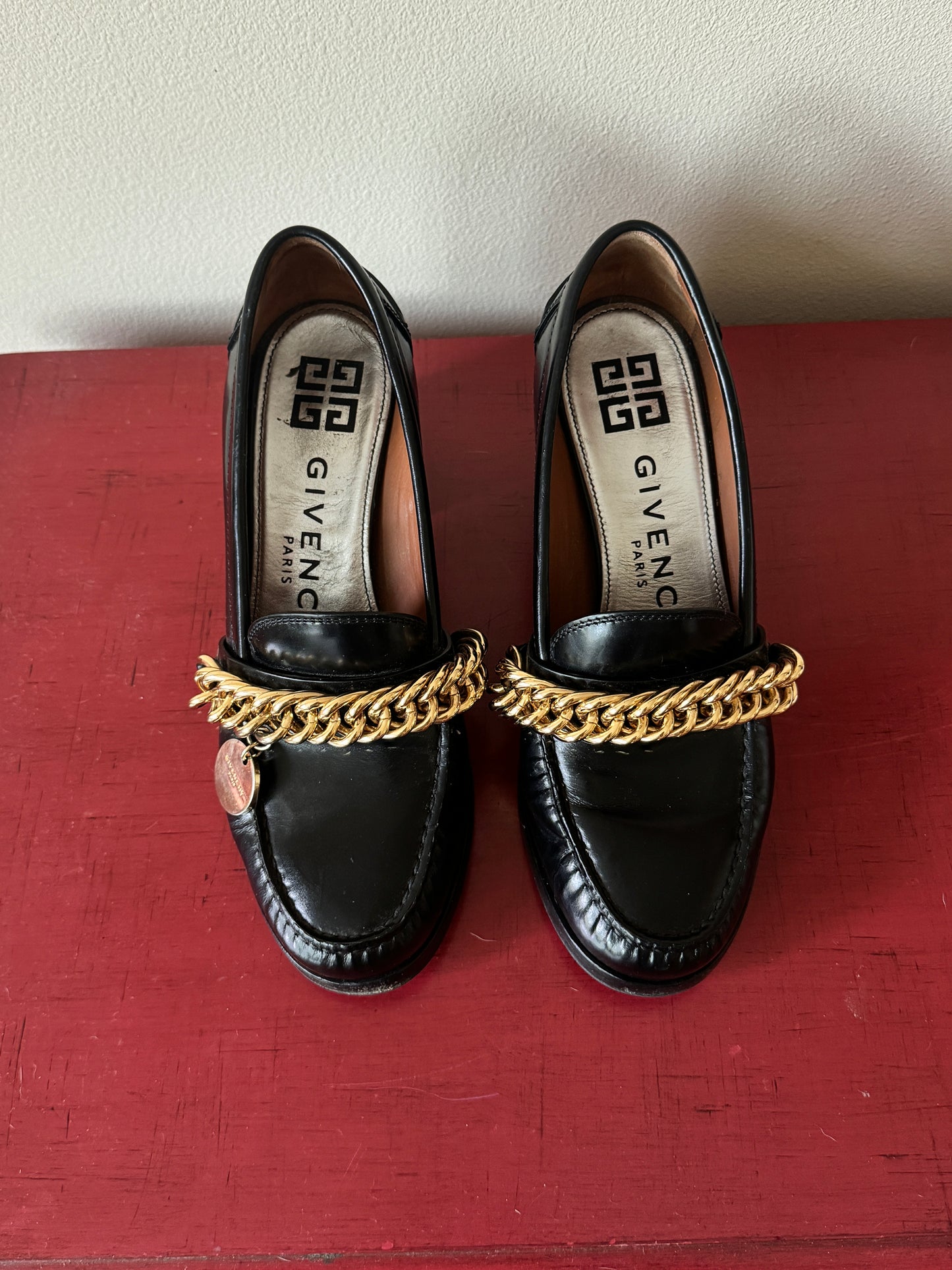 Givenchy Chain Loafers, 36.5