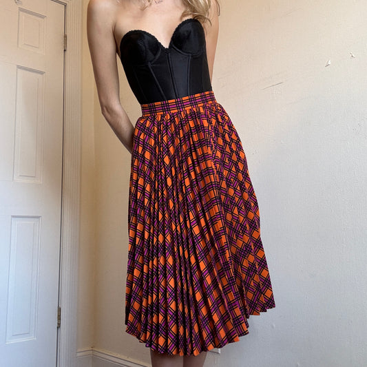 Dior Pleated Wool Skirt