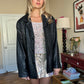 Black Leather Blazer