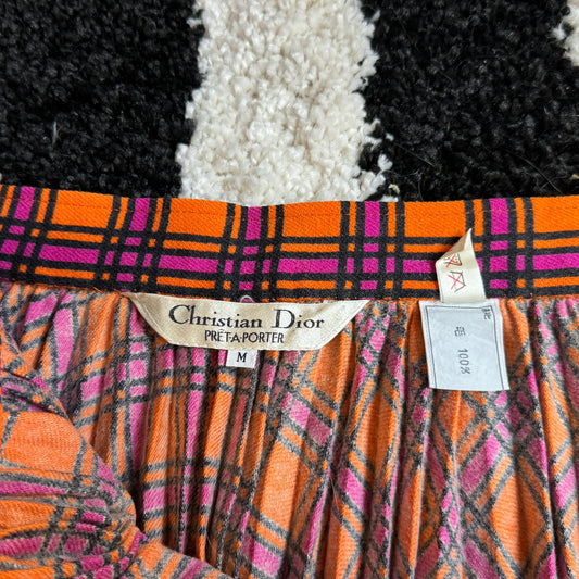 Dior Pleated Wool Skirt