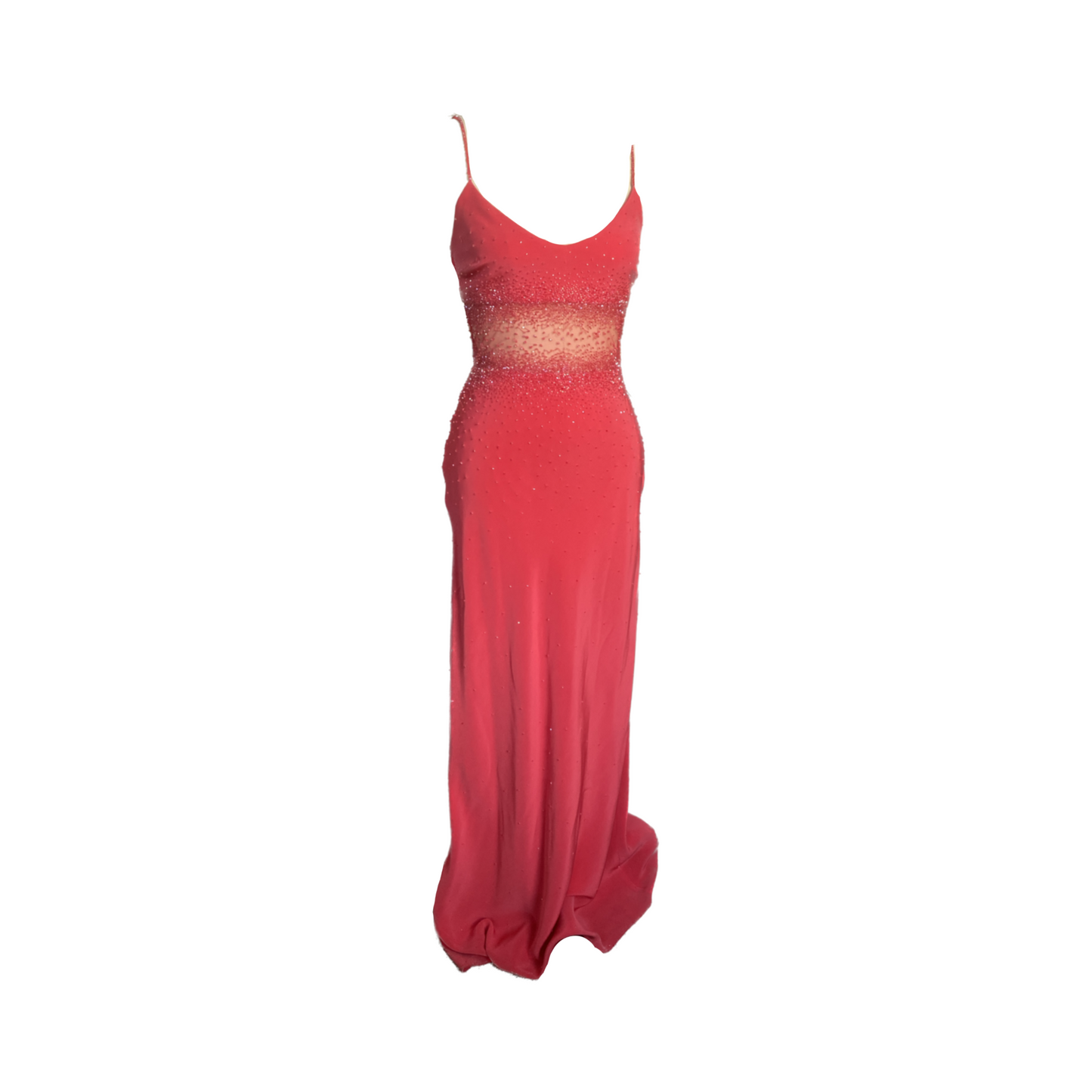 Gilar Pink Beaded Gown Size 2