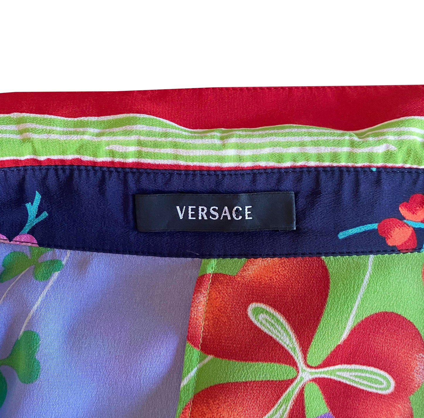 Versace Printed Button Down