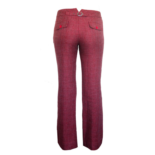 Red Buckle Trousers