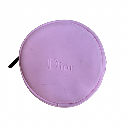 Pink Dior Cosmetic Bag